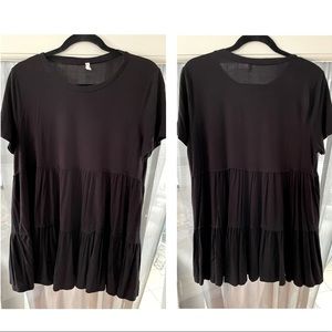 Pink blush maternity top